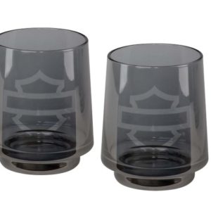 Ensemble de verres à whisky HD Open B&S gris fumé