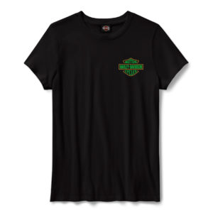 T-shirt ras du cou à manches courtes H-D Skully McGee pour femmes - ÉDITION SPECIALE