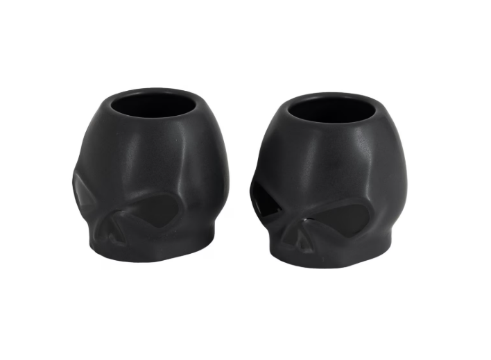 Coffret de verres à shot sculptés en forme de crâne Willie G. – Image 3