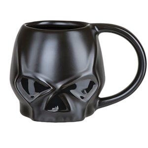 Mug tête de mort sculptée HD