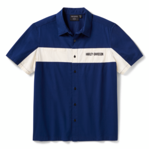 Chemisette bleue pour homme