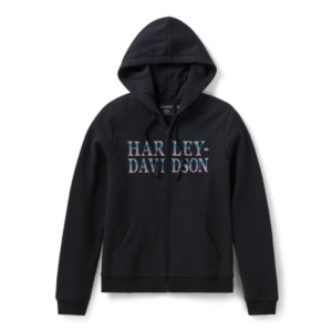 Sweat à capuche zippé Winged Bling pour femmes