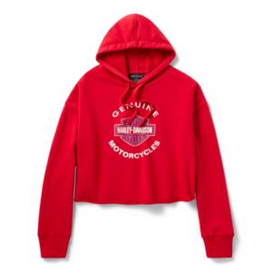 Sweat à capuche rouge pour femme