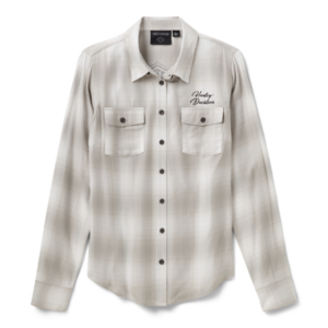 Chemise à carreaux H-D Essential pour femmes