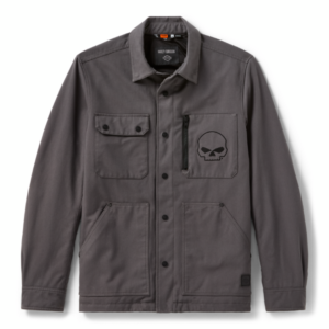 Blouson de moto Willie G Skull Riding Chore pour hommes