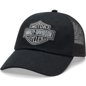 Casquette Bar & Shield strass pour femme