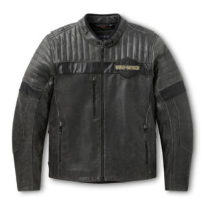 Blouson en cuir H-D Passing Link III pour hommes