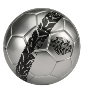 BALLON DE FOOTBALL CHROME À BANDE DE PNEU HD