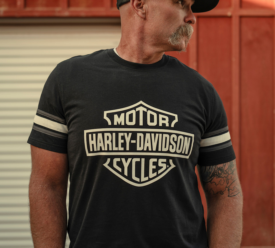 T-shirt H-D Essential Sleeve Stripe '03 pour hommes – Image 3