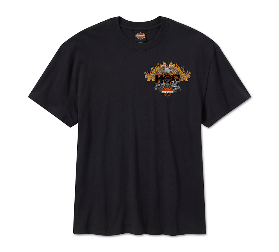T-shirt à manches courtes Full Throttle Freedom HOG pour hommes