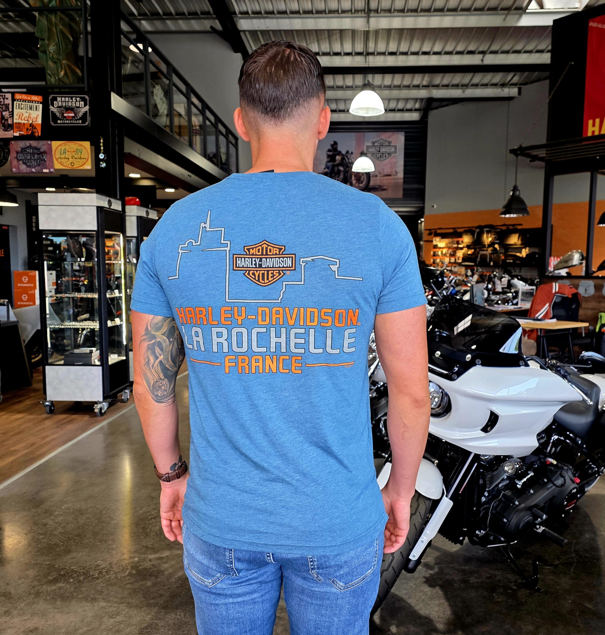 Tee-Shirt de concession Harley-Davidson La Rochelle - APEX – Image 2