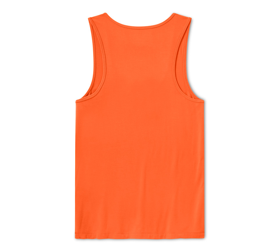 Débardeur Bling Live to Ride à encolure échancrée pour femmes - Harley Orange – Image 2