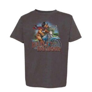 Tee-shirt de concession Harley Davidson La Rochelle pour enfant