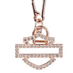 Porte clés Bar & Shield Silhouette Rose Gold Harley-Davidson