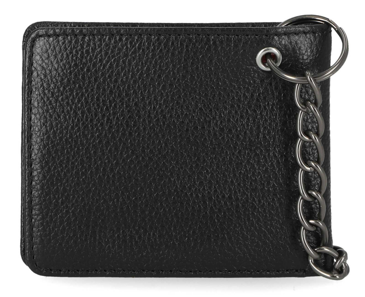 Portefeuille Harley-Davidson®modèle Bar & Shield Core Pebble Biker Chain, à deux volets. – Image 4