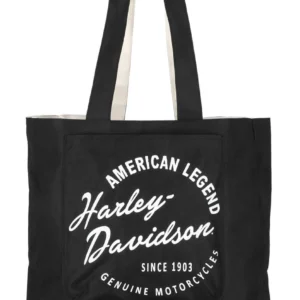 Sac cabas réversible Harley-Davidson® American Legend pour femme, en polyester noir