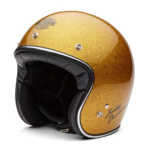 Casque jet Harley-Davidson Ace C02 paillettes dorées