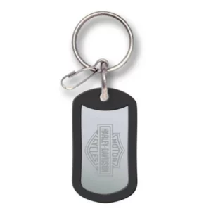 Porte-clés Harley-Davidson® Bar & Shield® avec plaque