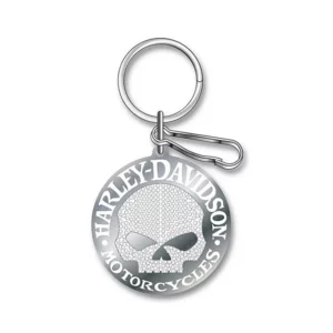 Porte-clés émaillé Harley-Davidson® Bling Skull
