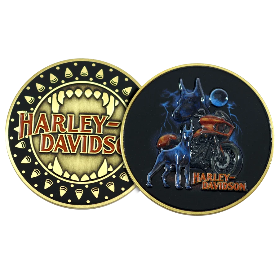 Pièce "Challenge Coin" Harley-Davidson - Hound & Harley
