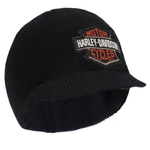 Bonnet Harley-Davidson avec une petite visière - noir