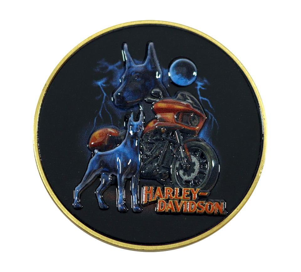 Pièce "Challenge Coin" Harley-Davidson - Hound & Harley – Image 3