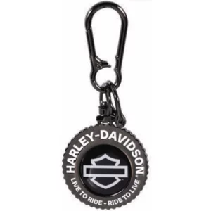 Porte-clés à clip ceinture Harley-Davidson Gear Live To Ride
