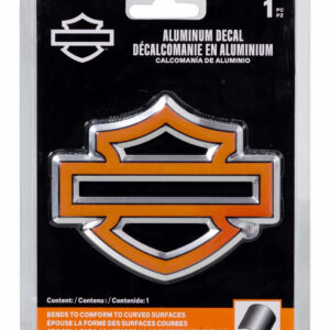 Autocollant en aluminium flexible avec logo Bar & Shield
