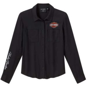 Chemise Harley-Davidson pour femme, orné de strass