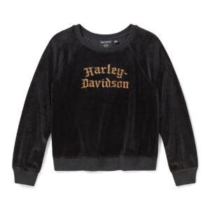 Sweat en velours Willie G Skull pour femmes
