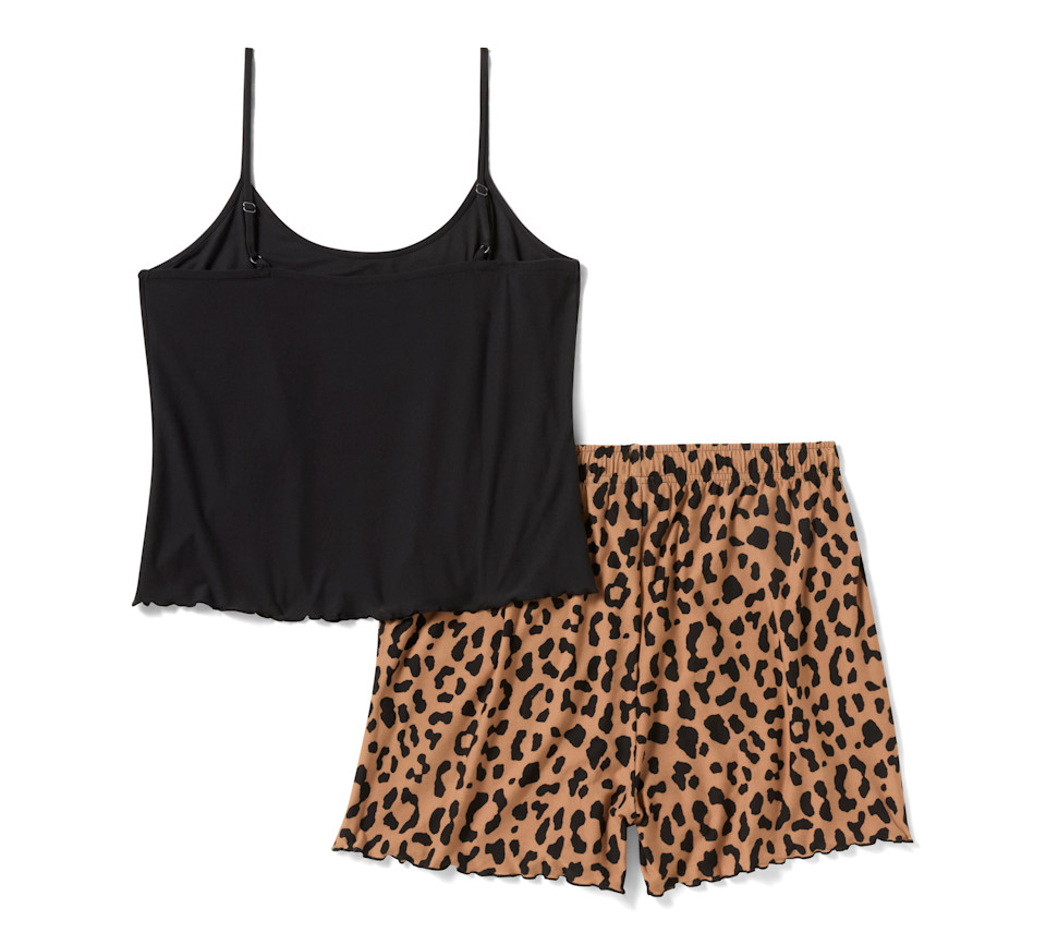 Ensemble débardeur et short H-D Leopard pour femmes – Image 2