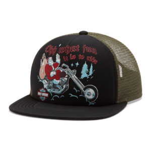 Casquette de camionneur Harley Santa