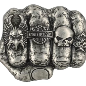 Boucle de ceinture Harley-Davidson pour homme, modèle Fist Forward Knuckle